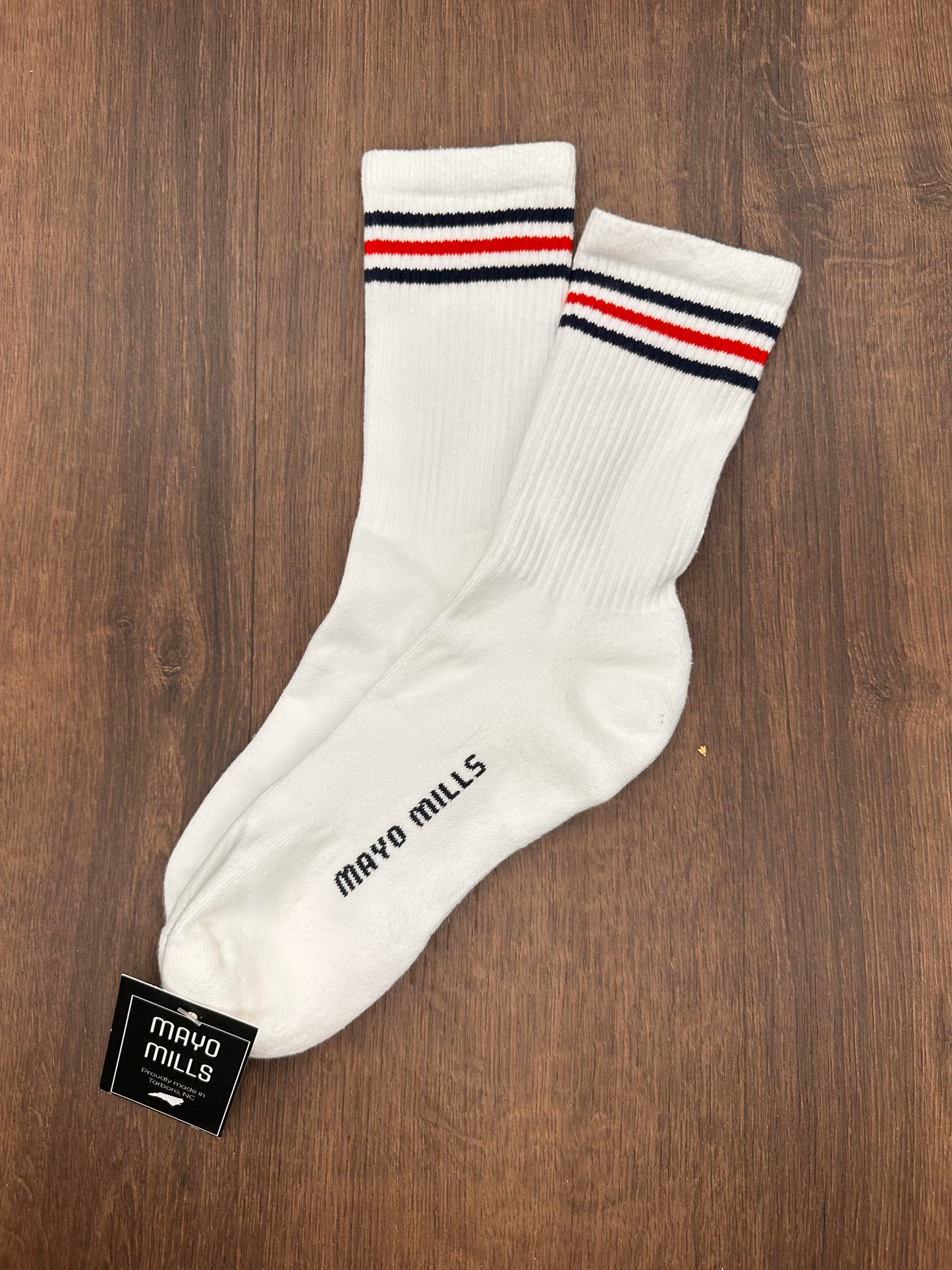 Striped Crew Socks