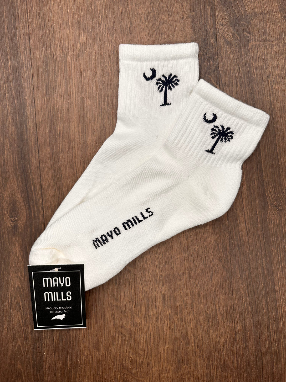 Palmetto Quarter Crew Socks