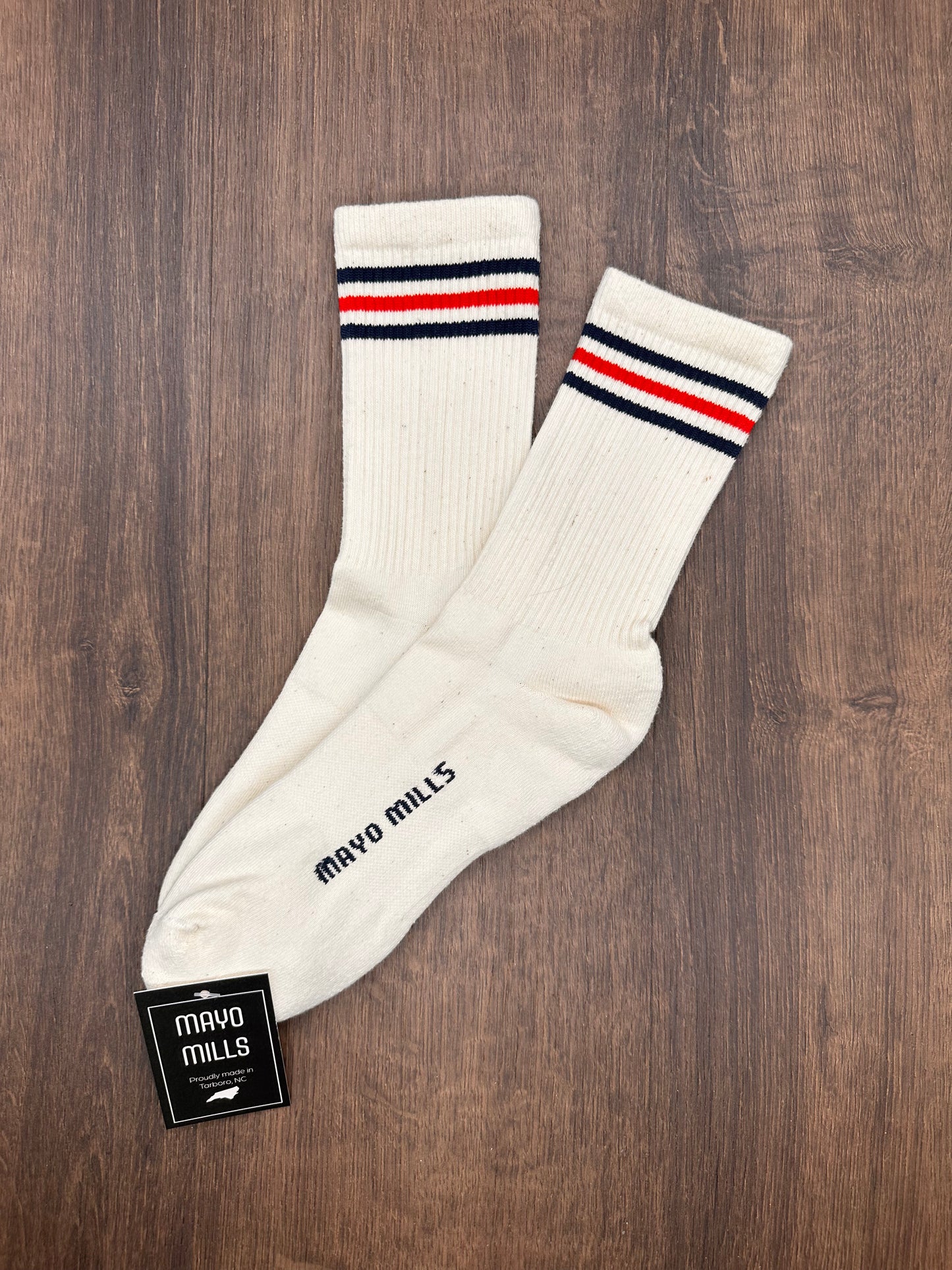 Striped Crew Socks